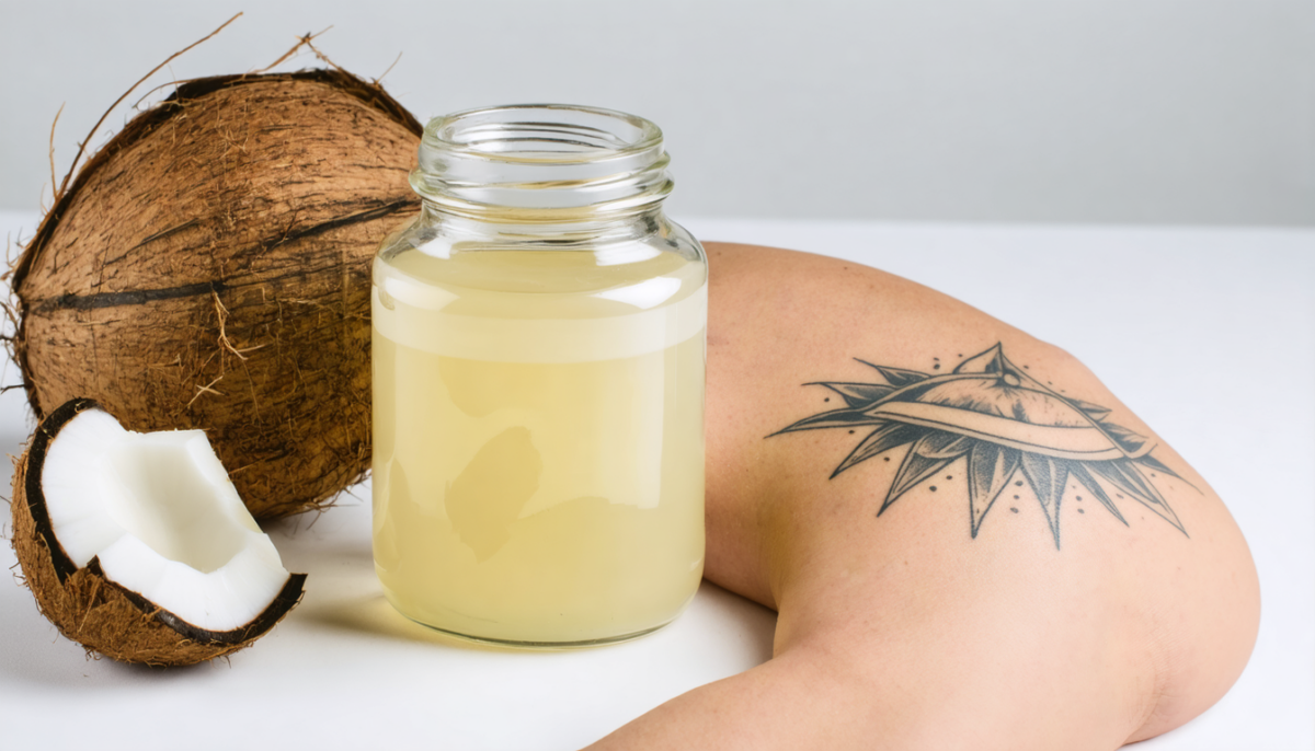 découvrez comment l'huile de coco peut être utilisée comme un soin naturel pour favoriser la cicatrisation des tatouages, alliant efficacité et douceur pour votre peau.