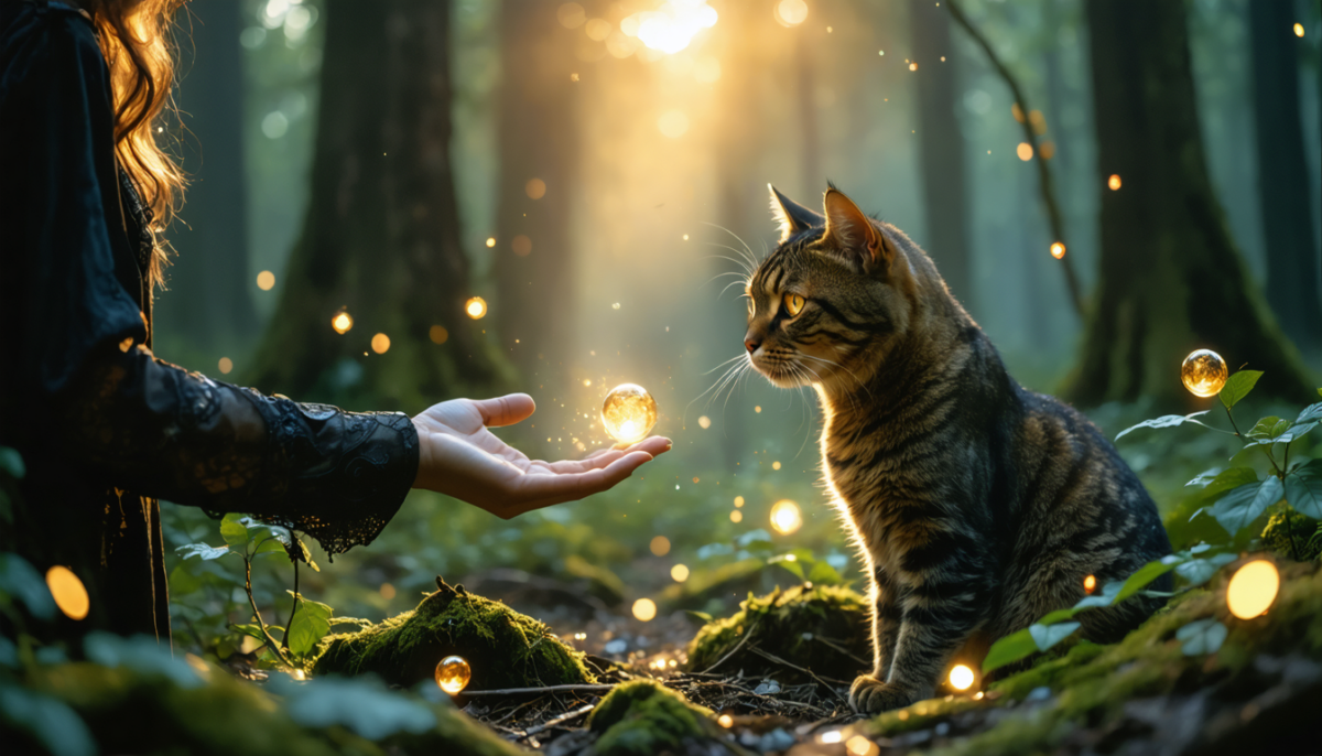 explorez la signification spirituelle profonde derrière l'attirance mystérieuse des chats et découvrez le lien unique qui vous unit à ces créatures énigmatiques.