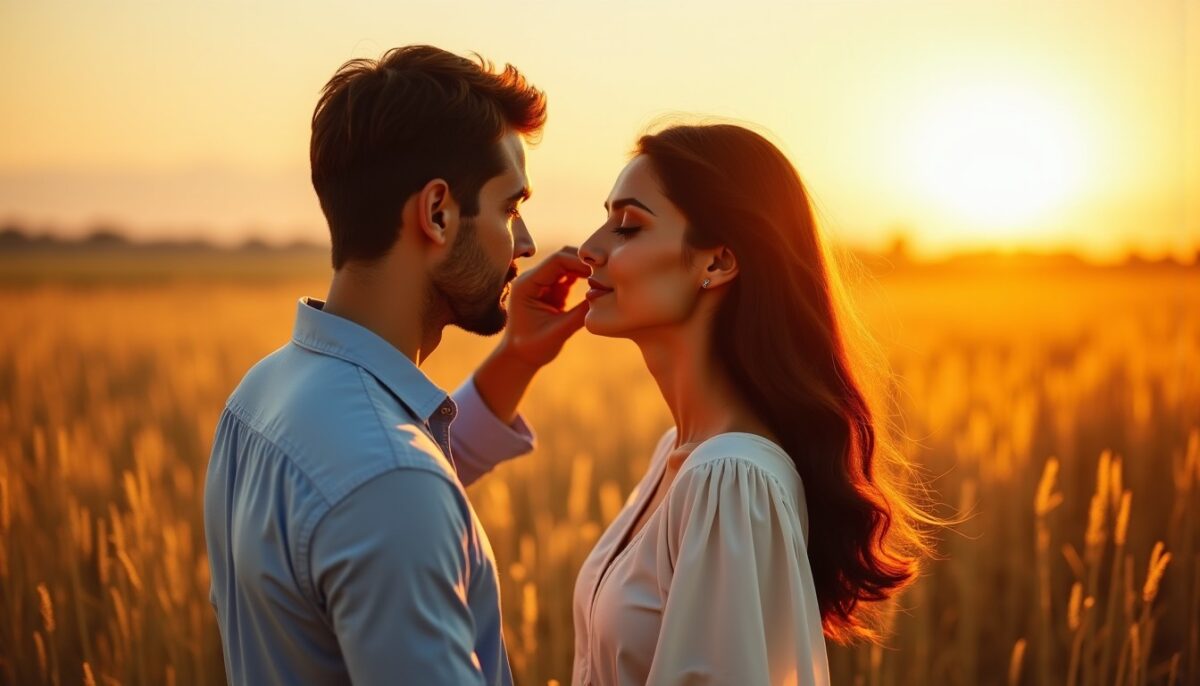 Le geste d’un homme touchant le visage d’une femme : décryptage des significations et intentions
